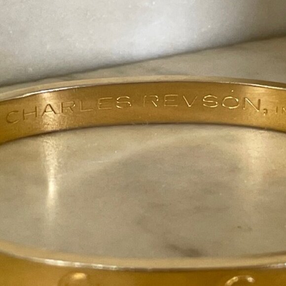 CHARLES REVSON Love Bracelet by Aldo Cipullo 1970 Gold Elecroplate - Picture 11 of 17